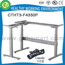 taille adaptée aux besoins du client taille cadre de table réglable avec panneau stratifié blanc de 16mm mdf vers le haut et vers le bas pied de table
